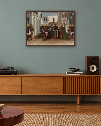 Renaissance Masters - Renaissance Masterpiece No. 63 - dark oak frame in a room