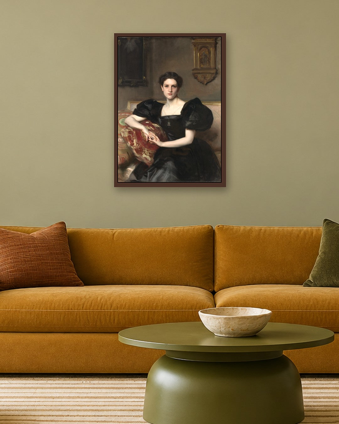 Renaissance Masters - Renaissance Masterpiece No. 175 - dark oak frame in a room
