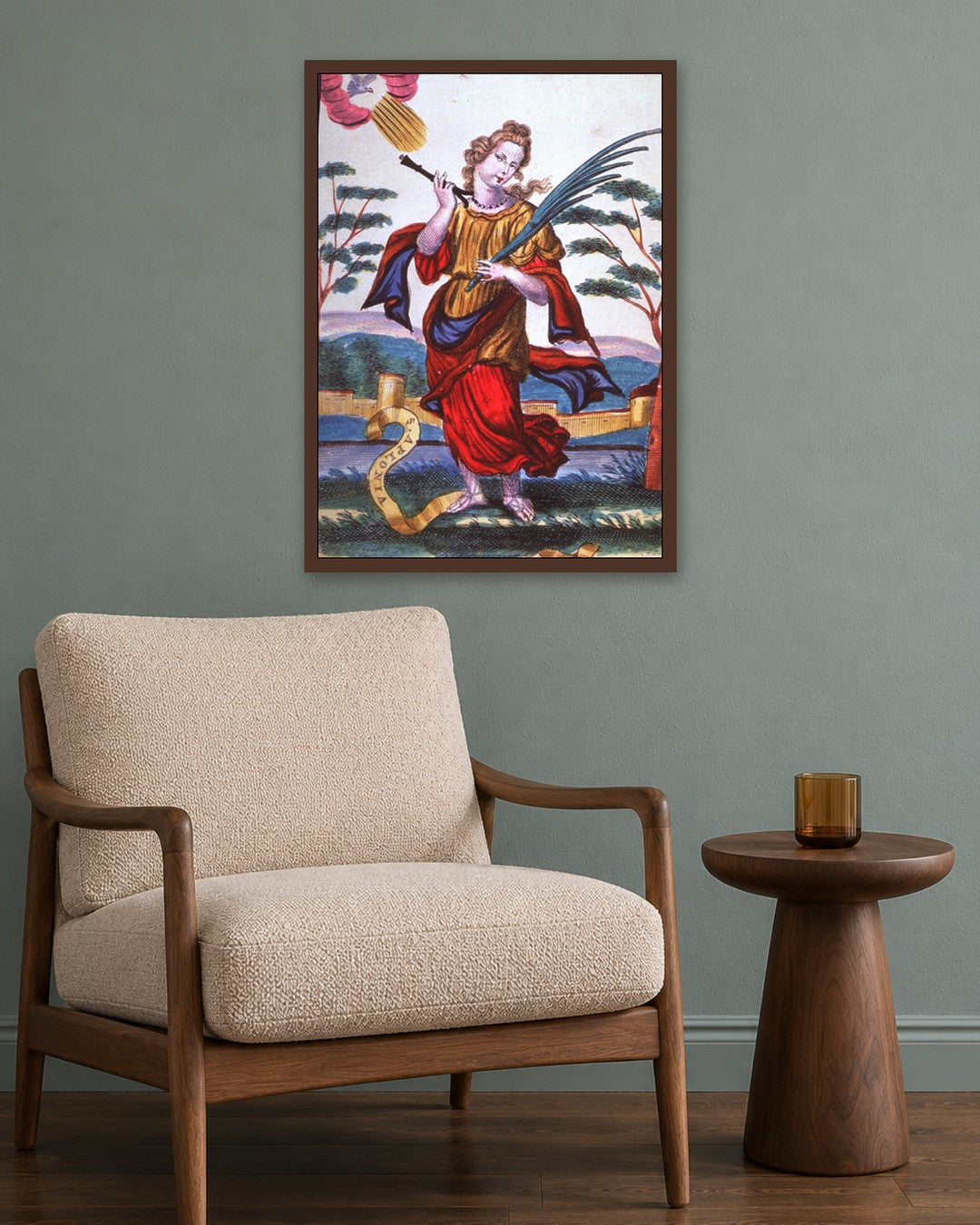 Renaissance Masters - Renaissance Masterpiece No. 35 - dark oak frame in a room