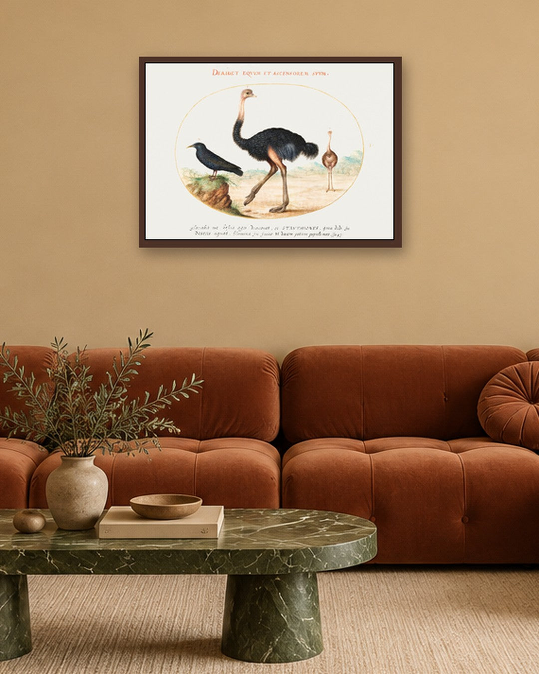 Renaissance Masters - Renaissance Masterpiece No. 354 - dark oak frame in a room