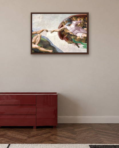 Renaissance Masters - Renaissance Masterpiece No. 295 - dark oak frame in a room