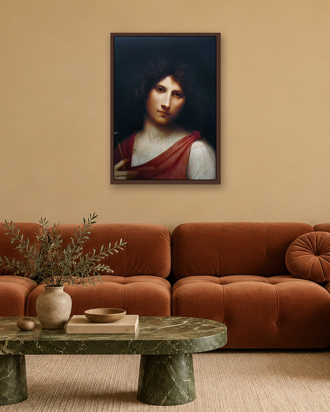 Renaissance Masters - Renaissance Masterpiece No. 270 - dark oak frame in a room
