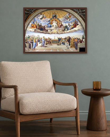 Renaissance Masters - Renaissance Masterpiece No. 322 - dark oak frame in a room
