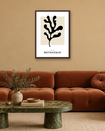 SENT Studio - Bohemian Poster No. 40 - dark oak frame in a room