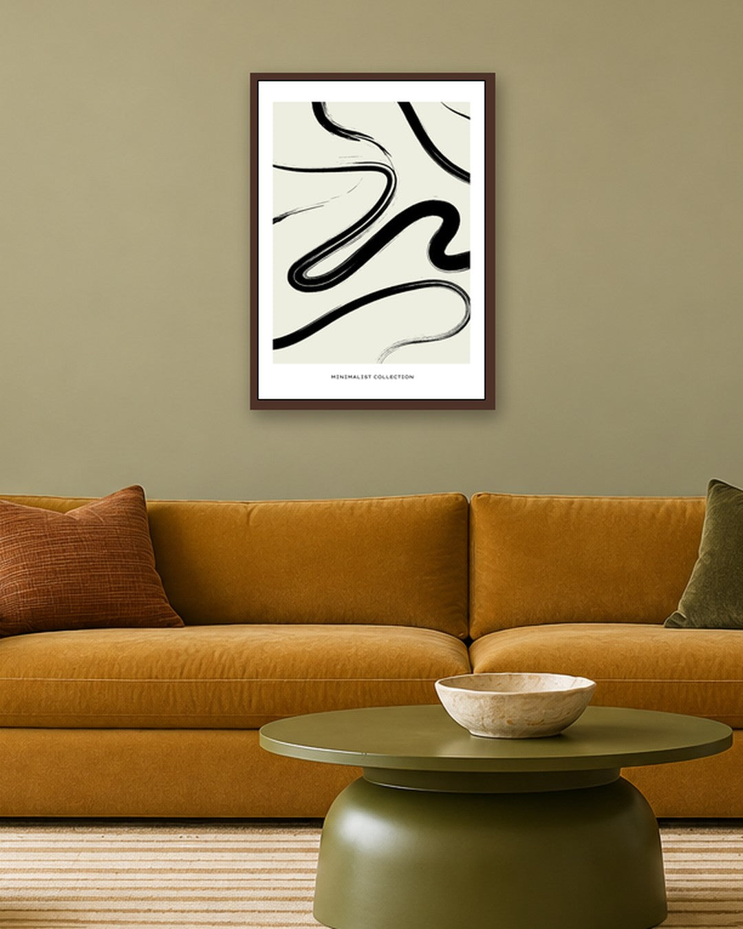 SENT Studio - Bohemian Poster No. 52 - dark oak frame in a room