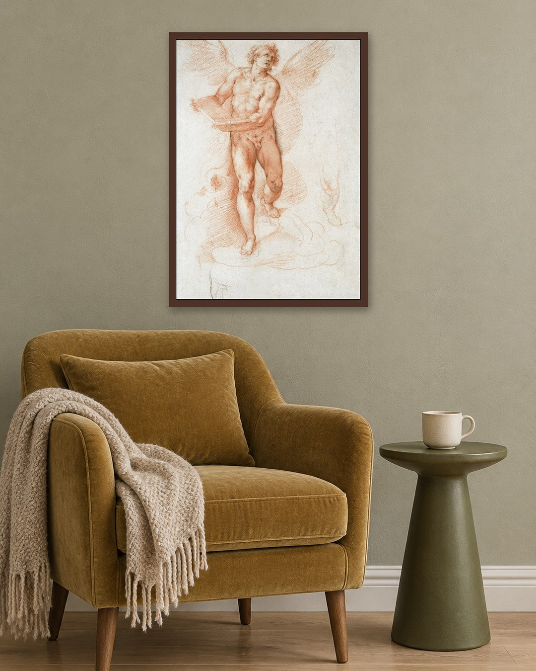 Renaissance Masters - Renaissance Masterpiece No. 267 - dark oak frame in a room