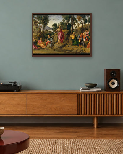 Renaissance Masters - Renaissance Masterpiece No. 160 - dark oak frame in a room