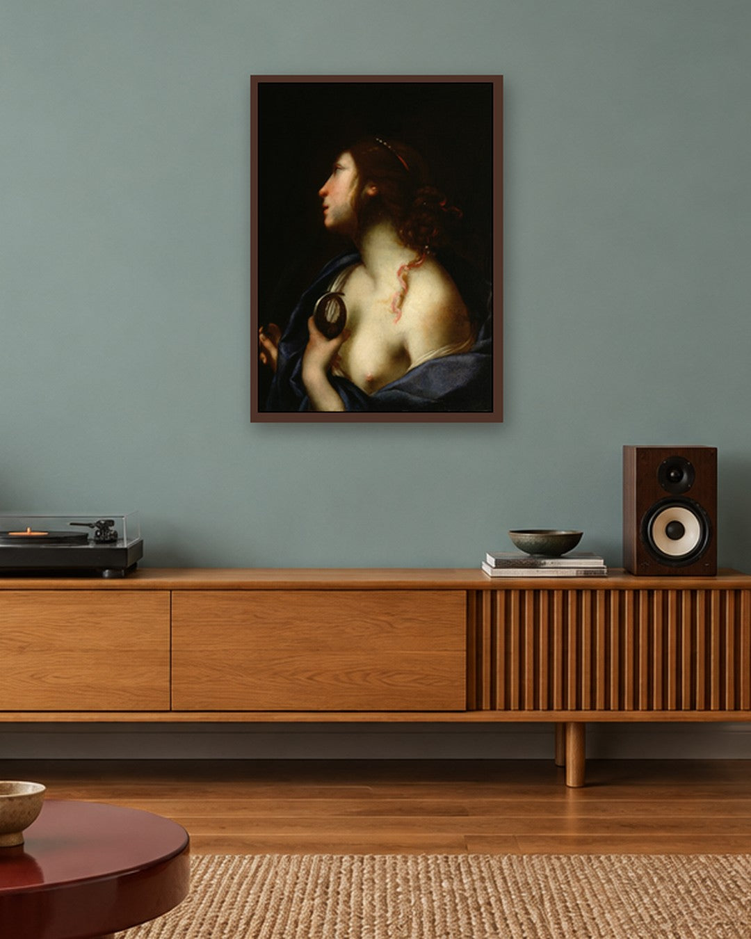 Renaissance Masters - Renaissance Masterpiece No. 45 - dark oak frame in a room