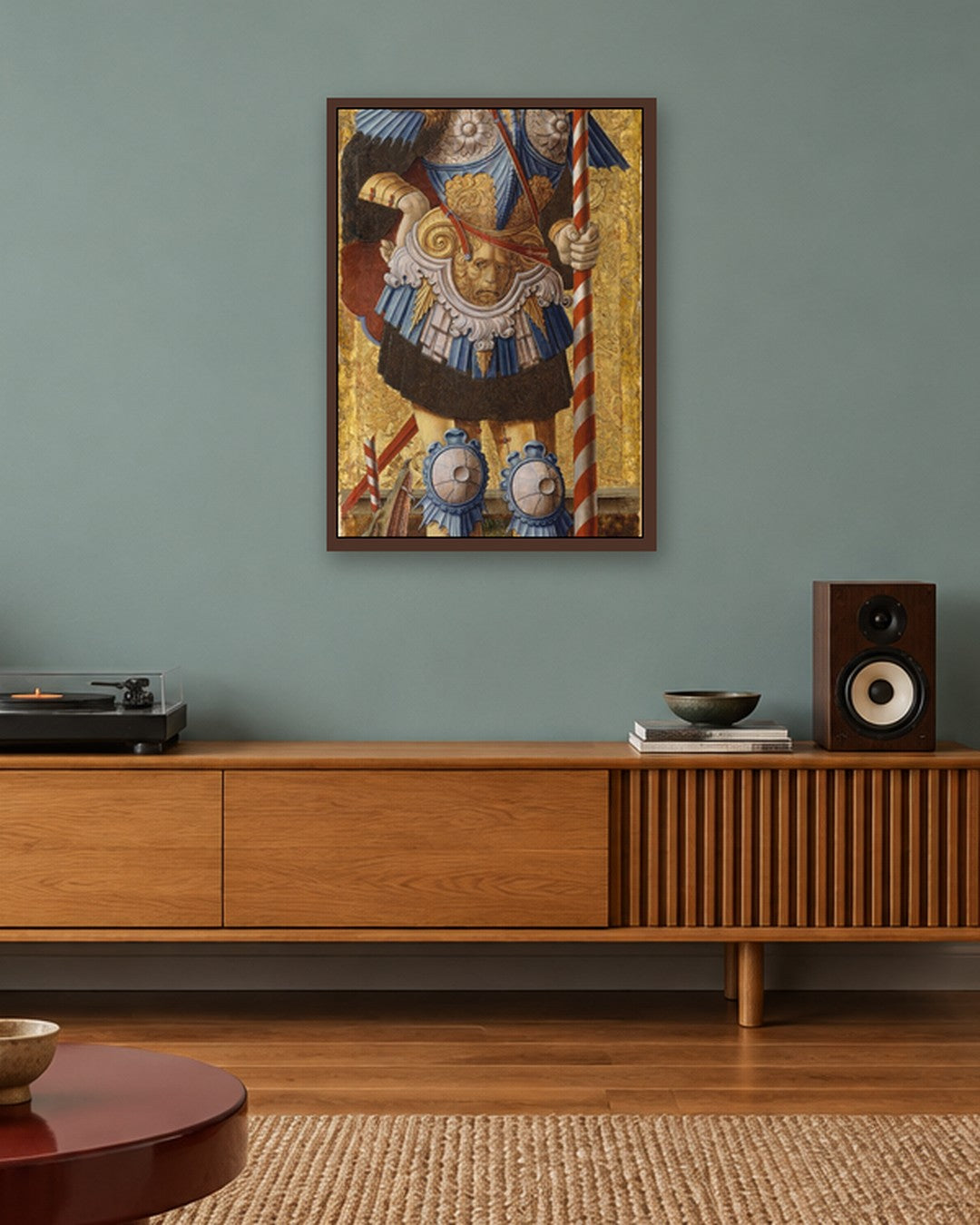 Renaissance Masters - Renaissance Masterpiece No. 262 - dark oak frame in a room