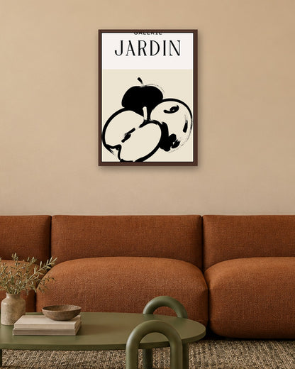 SENT Studio - Bohemian Poster No. 1 - dark oak frame in a room