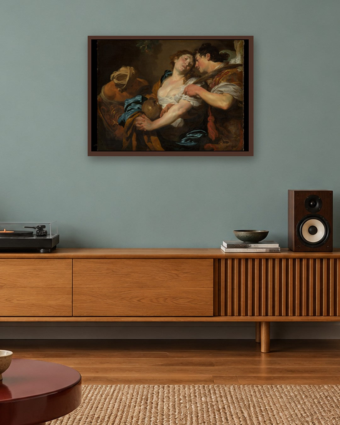 Renaissance Masters - Renaissance Masterpiece No. 128 - dark oak frame in a room
