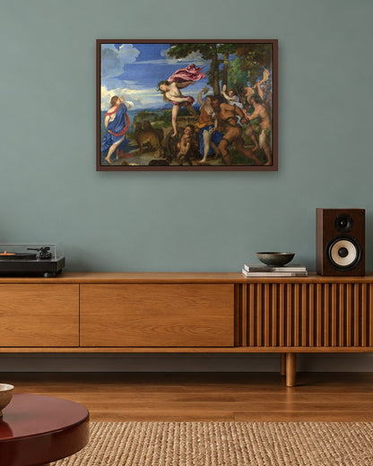 Renaissance Masters - Renaissance Masterpiece No. 249 - dark oak frame in a room