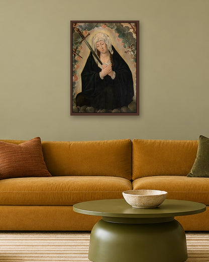 Renaissance Masters - Renaissance Masterpiece No. 391 - dark oak frame in a room