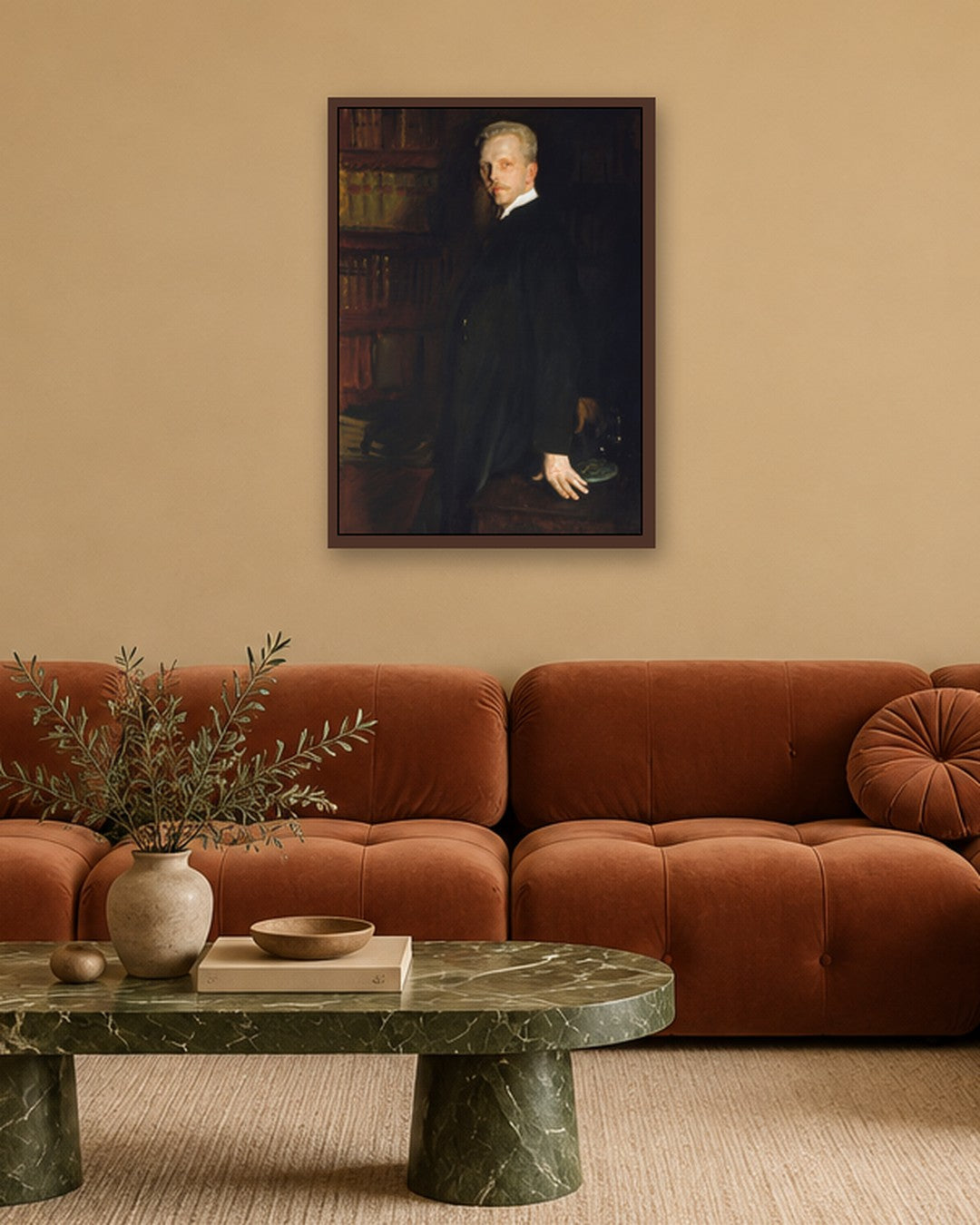Renaissance Masters - Renaissance Masterpiece No. 369 - dark oak frame in a room
