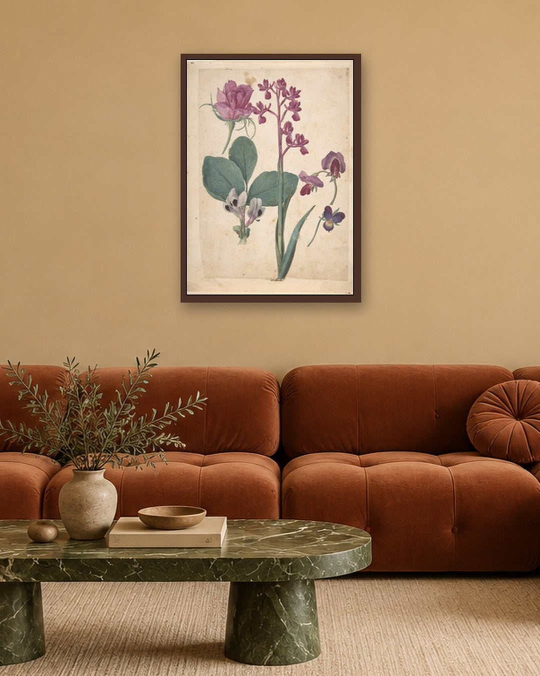 Renaissance Masters - Renaissance Masterpiece No. 164 - dark oak frame in a room