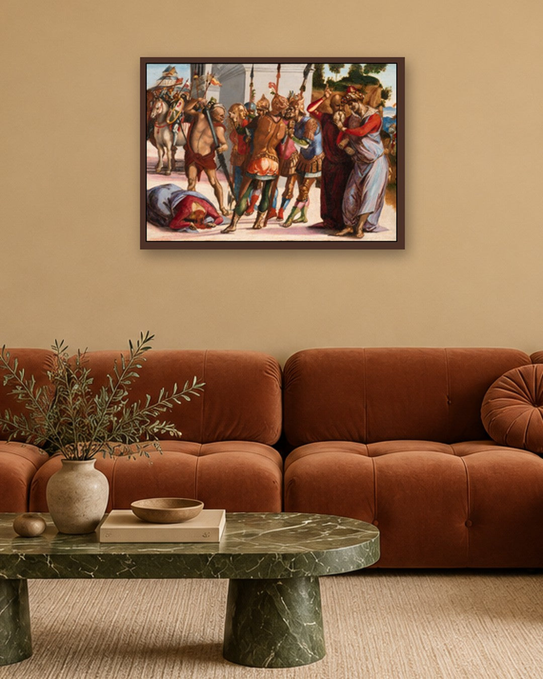 Renaissance Masters - Renaissance Masterpiece No. 94 - dark oak frame in a room