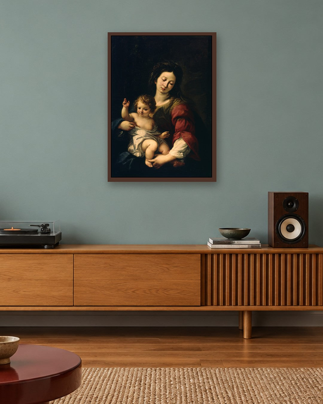 Renaissance Masters - Renaissance Masterpiece No. 74 - dark oak frame in a room