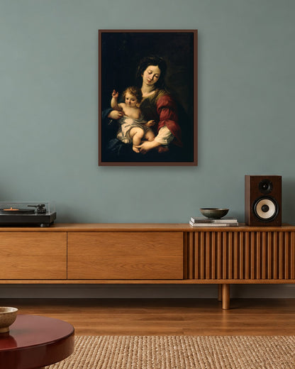 Renaissance Masters - Renaissance Masterpiece No. 74 - dark oak frame in a room