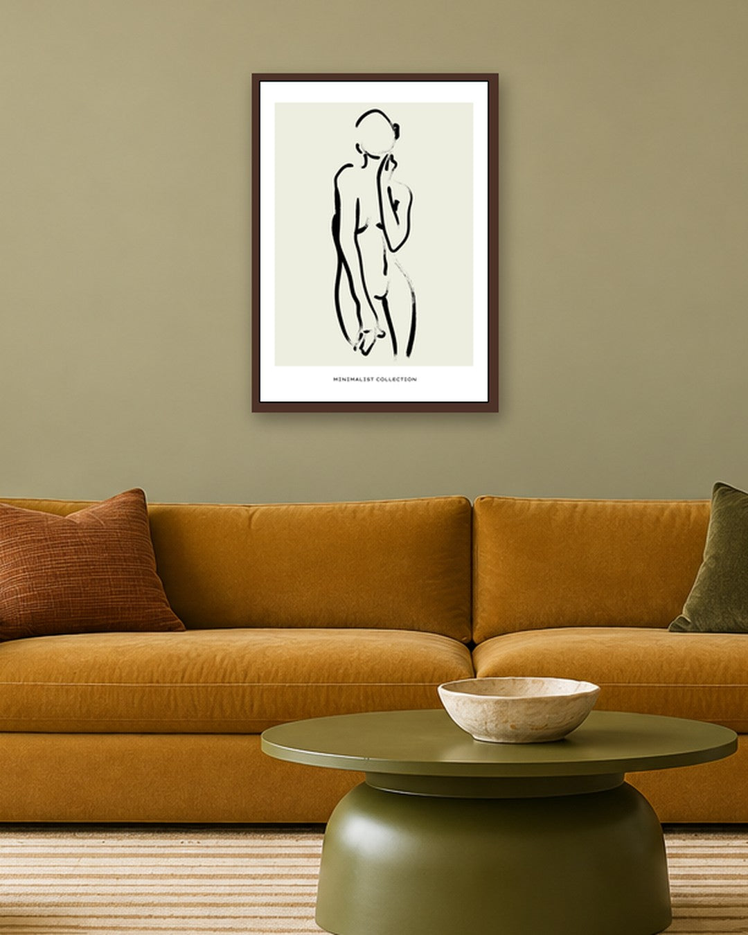 SENT Studio - Bohemian Poster No. 22 - dark oak frame in a room