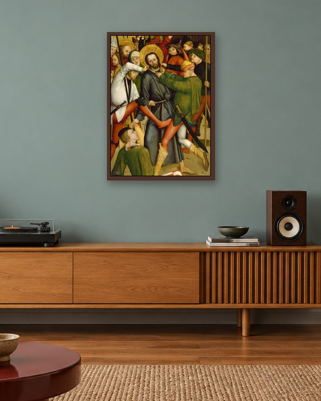 Renaissance Masters - Renaissance Masterpiece No. 55 - dark oak frame in a room