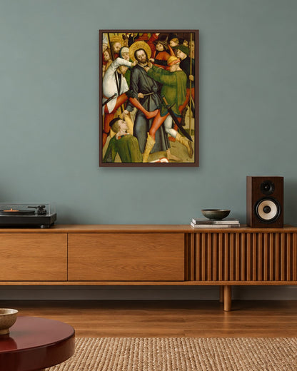 Renaissance Masters - Renaissance Masterpiece No. 55 - dark oak frame in a room