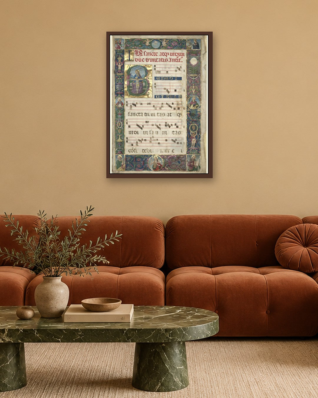 Renaissance Masters - Renaissance Masterpiece No. 111 - dark oak frame in a room