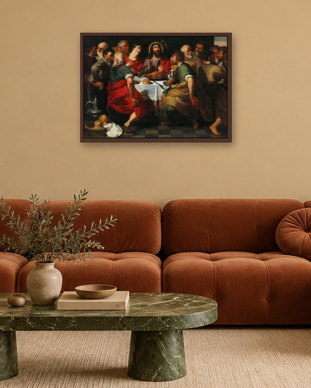 Renaissance Masters - Renaissance Masterpiece No. 414 - dark oak frame in a room