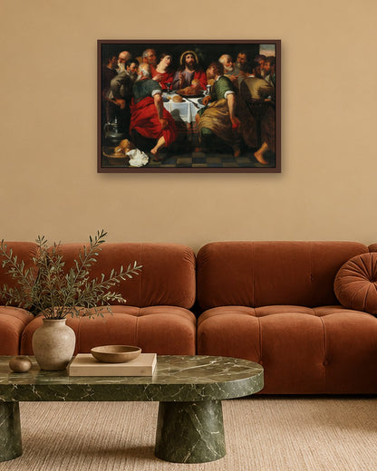 Renaissance Masters - Renaissance Masterpiece No. 414 - dark oak frame in a room