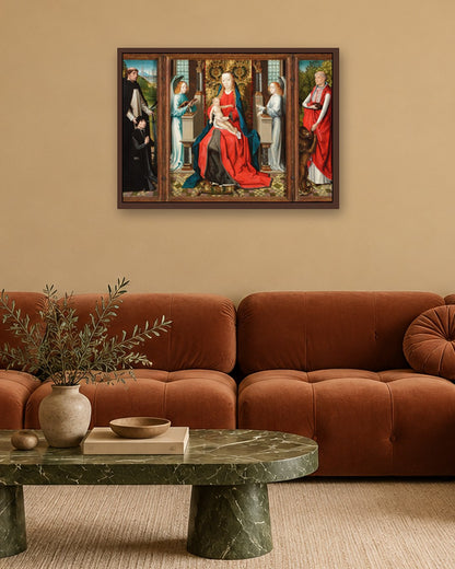 Renaissance Masters - Renaissance Masterpiece No. 392 - dark oak frame in a room