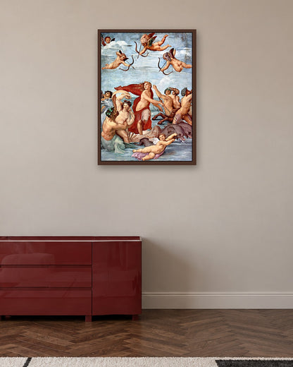 Renaissance Masters - Renaissance Masterpiece No. 300 - dark oak frame in a room
