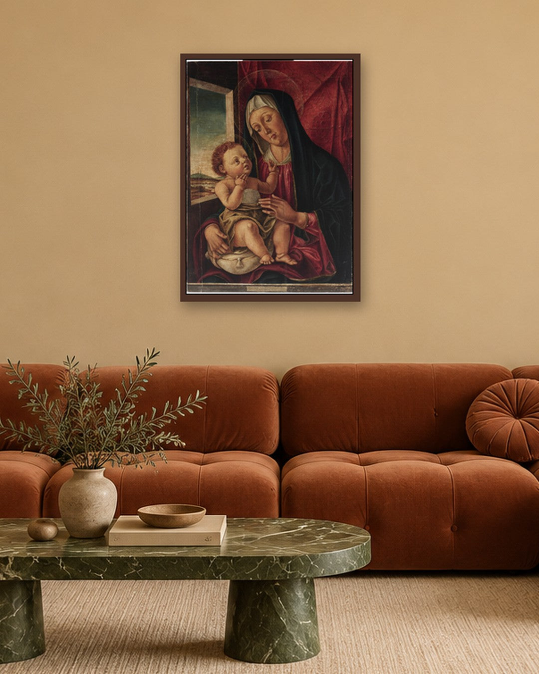Renaissance Masters - Renaissance Masterpiece No. 60 - dark oak frame in a room
