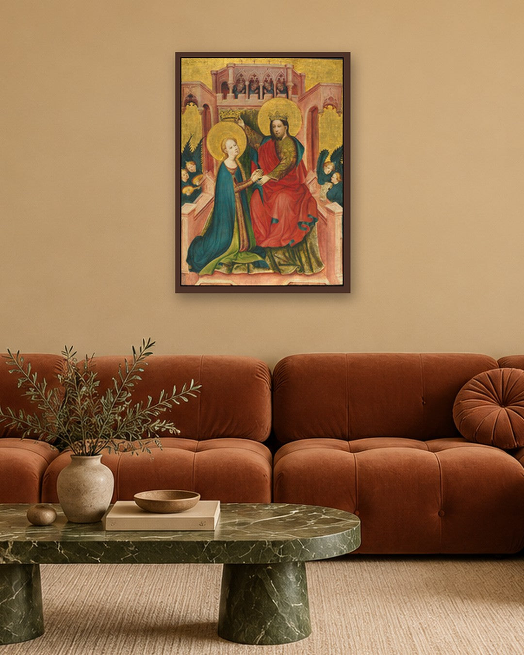 Renaissance Masters - Renaissance Masterpiece No. 408 - dark oak frame in a room