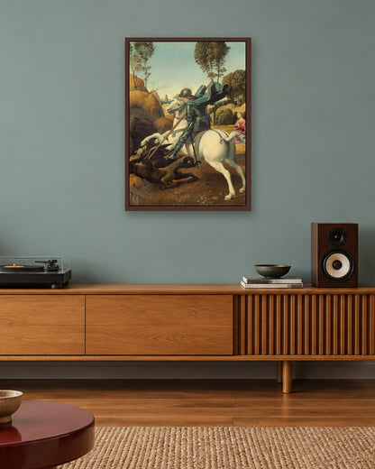 Renaissance Masters - Renaissance Masterpiece No. 224 - dark oak frame in a room