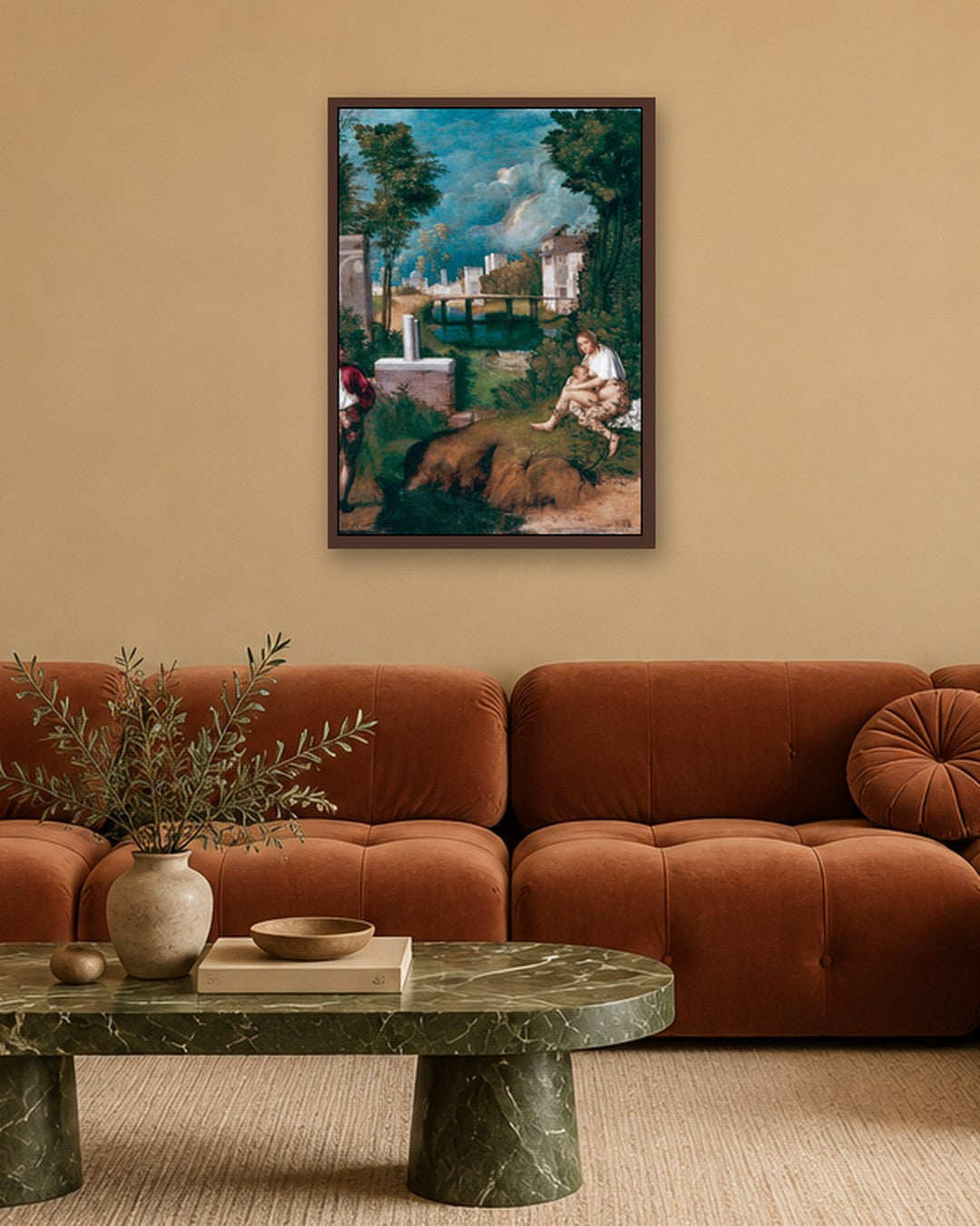 Renaissance Masters - Renaissance Masterpiece No. 289 - dark oak frame in a room