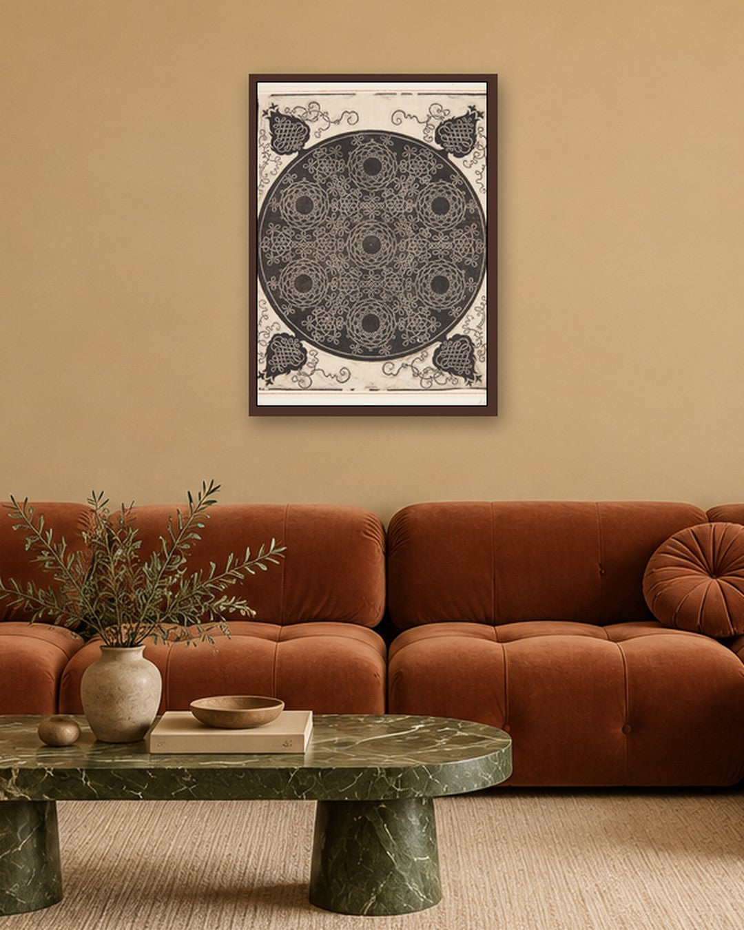 Renaissance Masters - Renaissance Masterpiece No. 193 - dark oak frame in a room