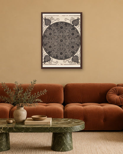 Renaissance Masters - Renaissance Masterpiece No. 193 - dark oak frame in a room