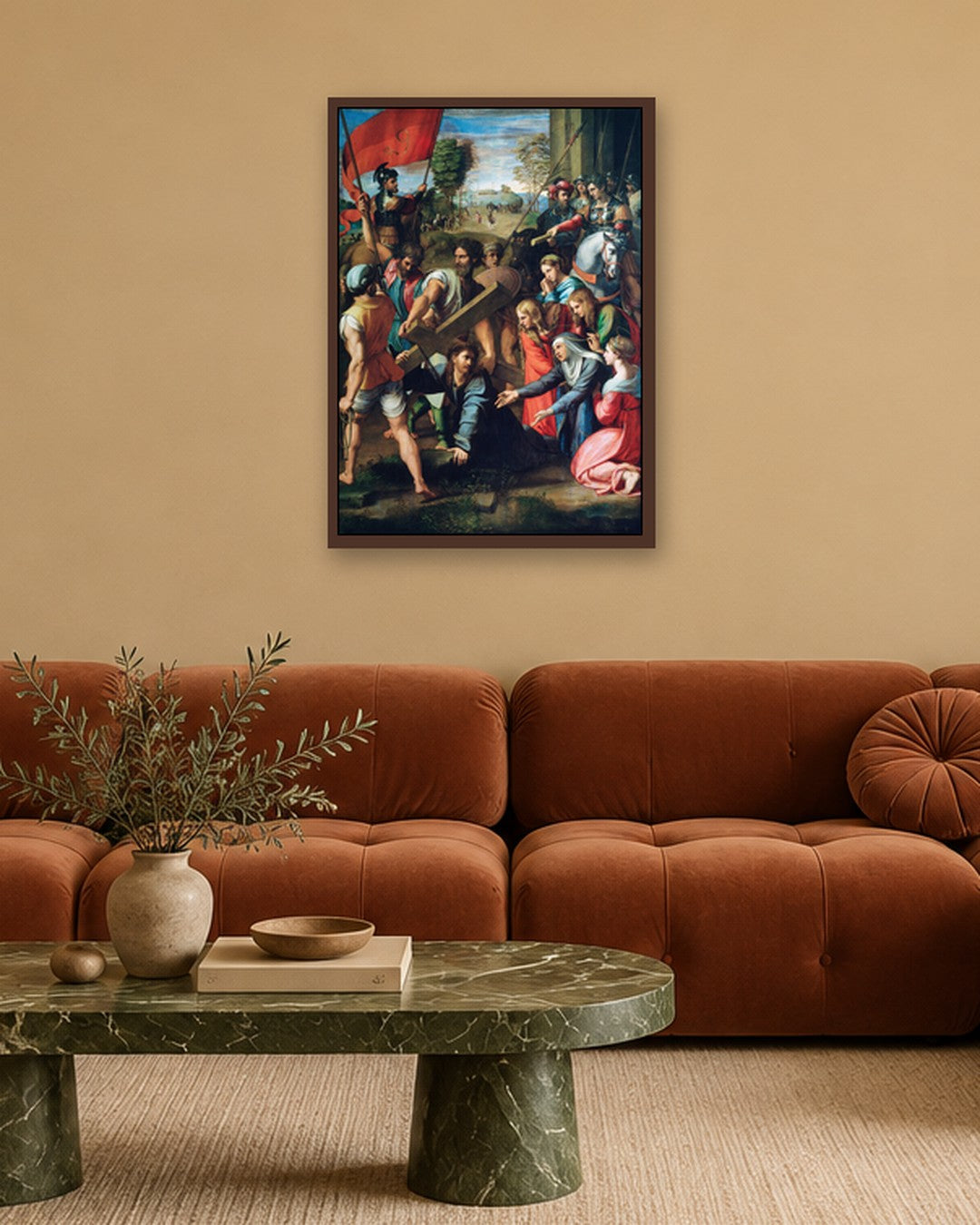 Renaissance Masters - Renaissance Masterpiece No. 298 - dark oak frame in a room