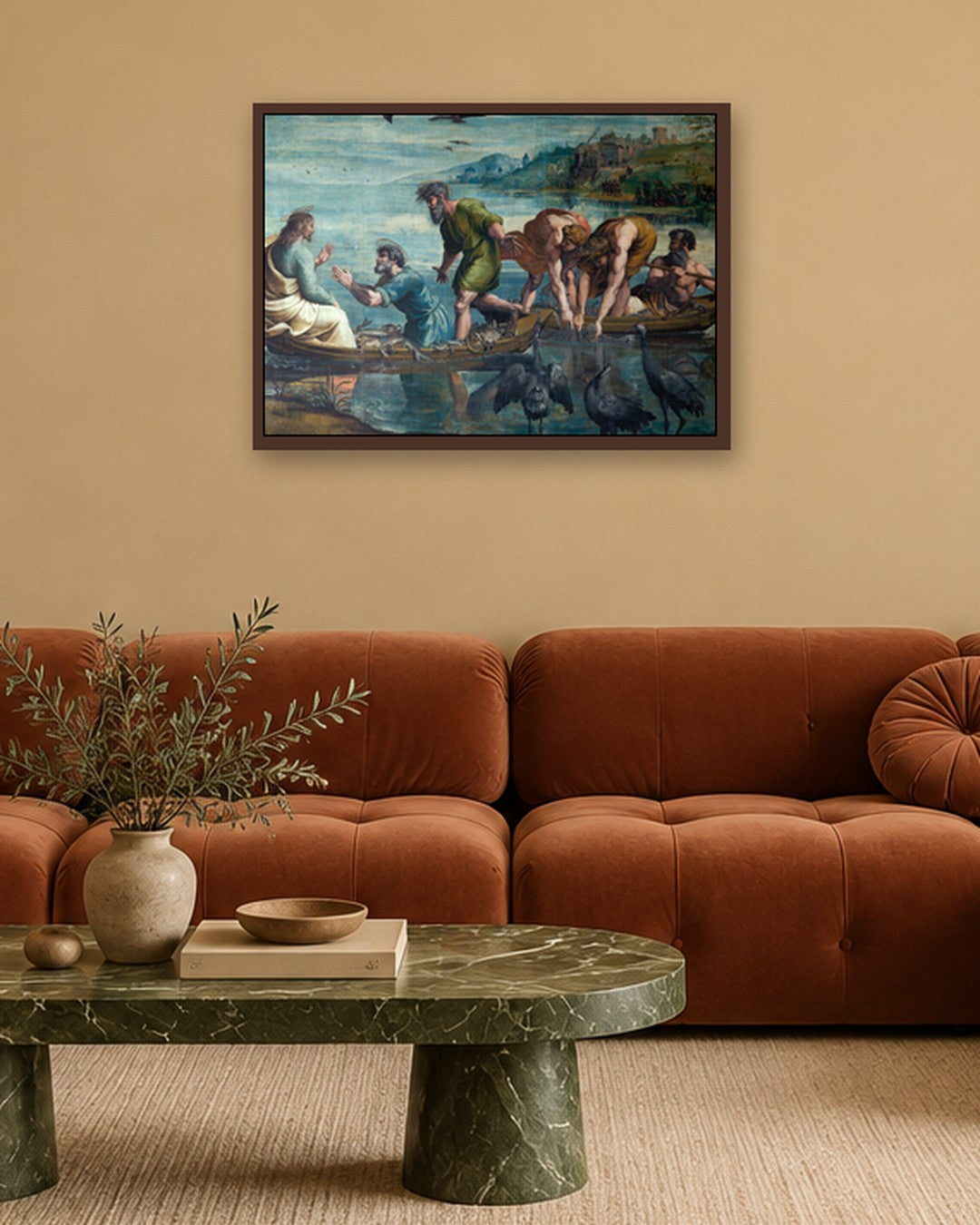 Renaissance Masters - Renaissance Masterpiece No. 320 - dark oak frame in a room