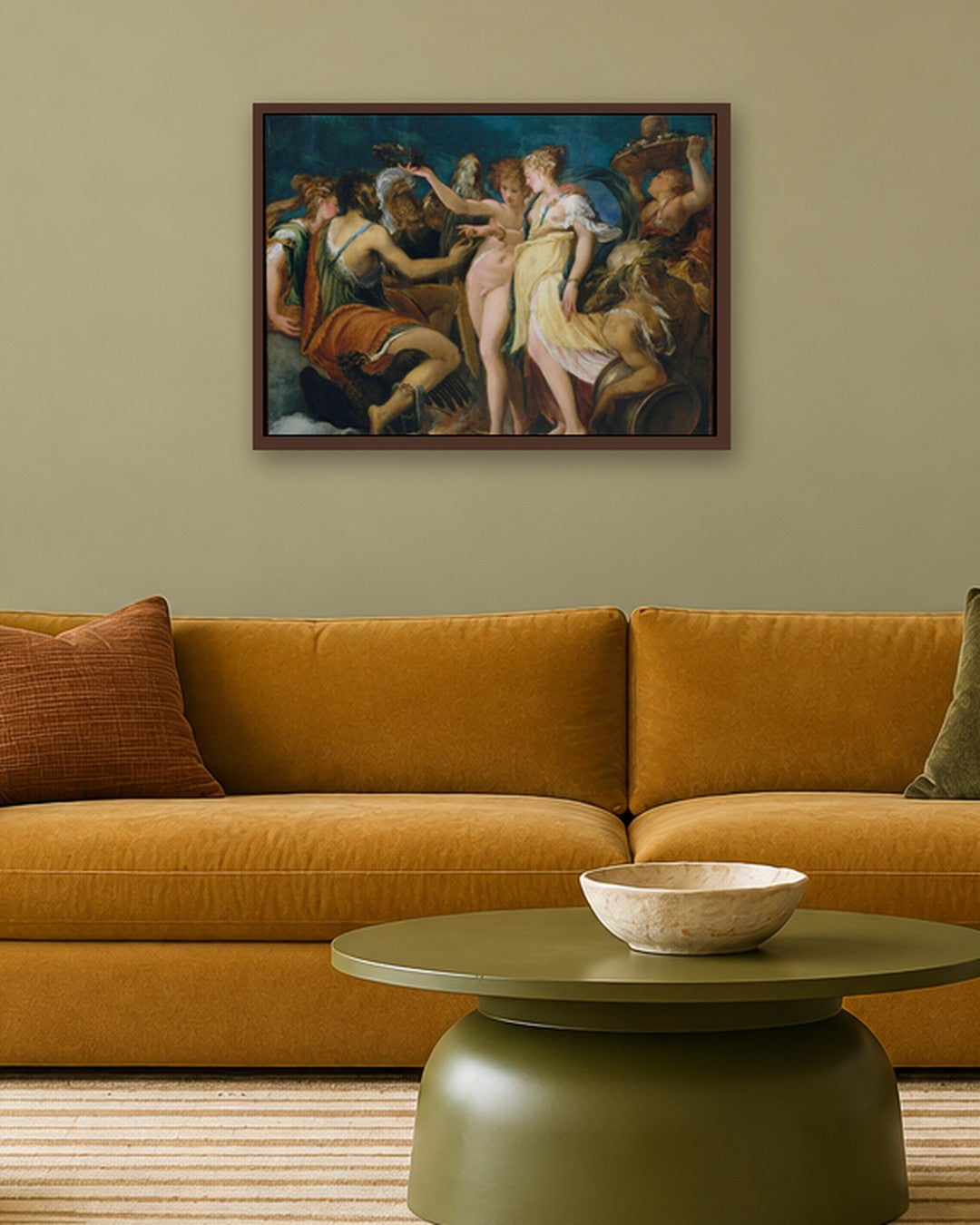 Renaissance Masters - Renaissance Masterpiece No. 242 - dark oak frame in a room