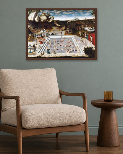 Renaissance Masters - Renaissance Masterpiece No. 275 - dark oak frame in a room