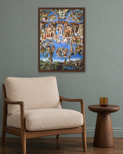 Renaissance Masters - Renaissance Masterpiece No. 313 - dark oak frame in a room