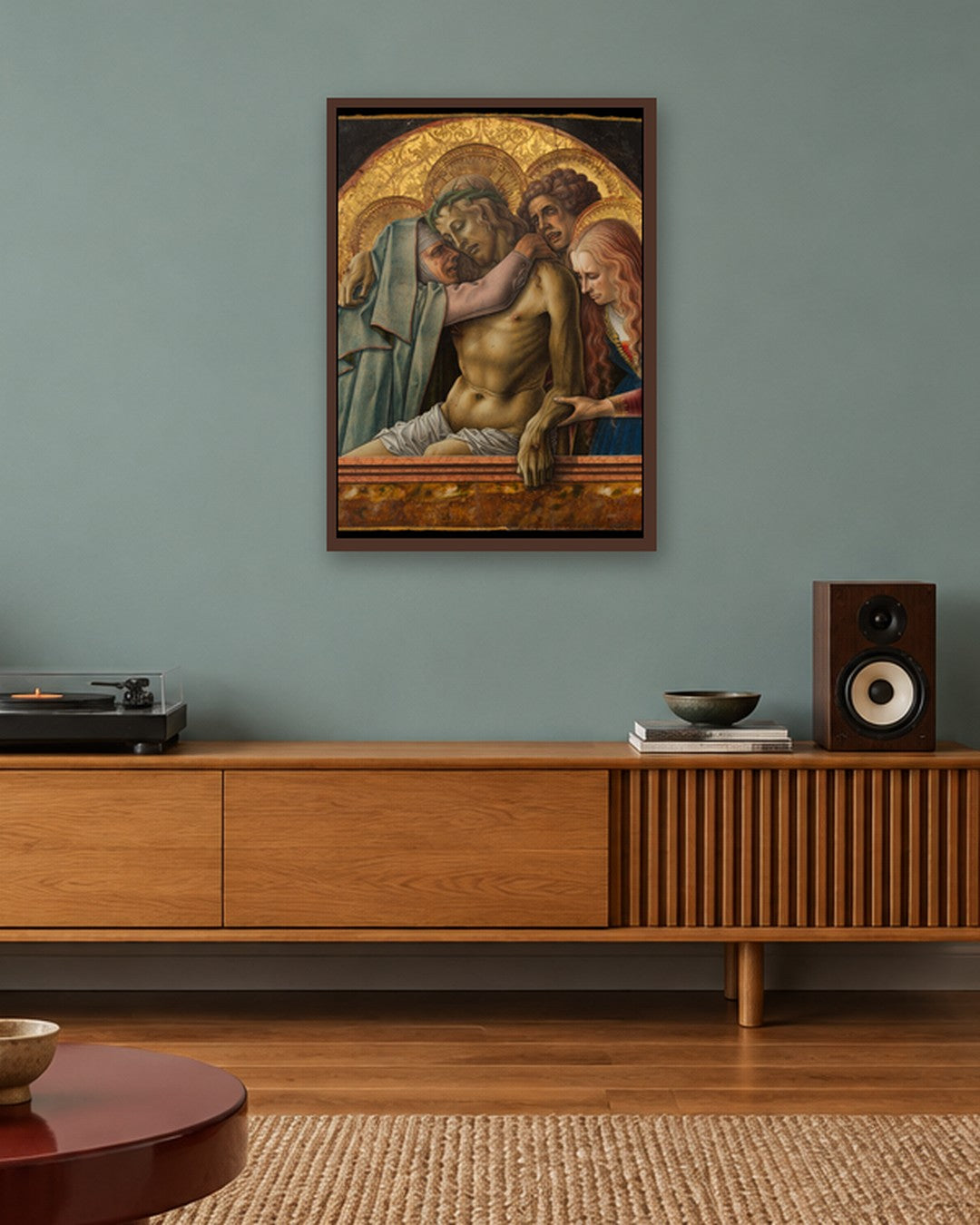 Renaissance Masters - Renaissance Masterpiece No. 133 - dark oak frame in a room