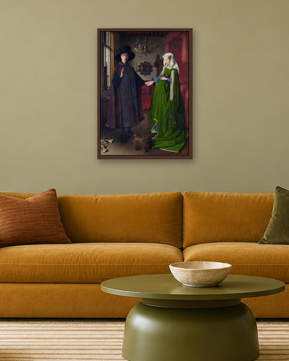 Renaissance Masters - Renaissance Masterpiece No. 256 - dark oak frame in a room