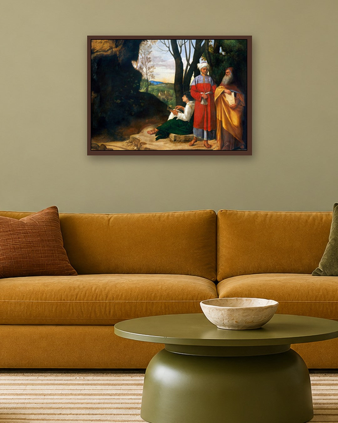 Renaissance Masters - Renaissance Masterpiece No. 285 - dark oak frame in a room
