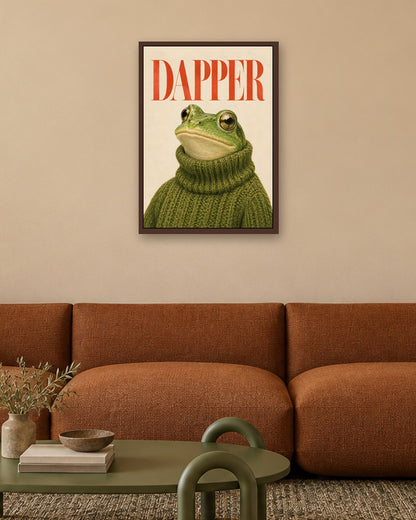 Paige Hilton - Dapper - dark oak frame in a room