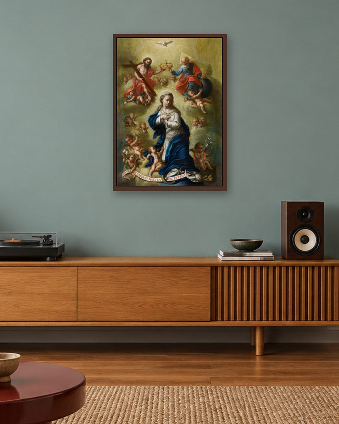 Renaissance Masters - Renaissance Masterpiece No. 401 - dark oak frame in a room