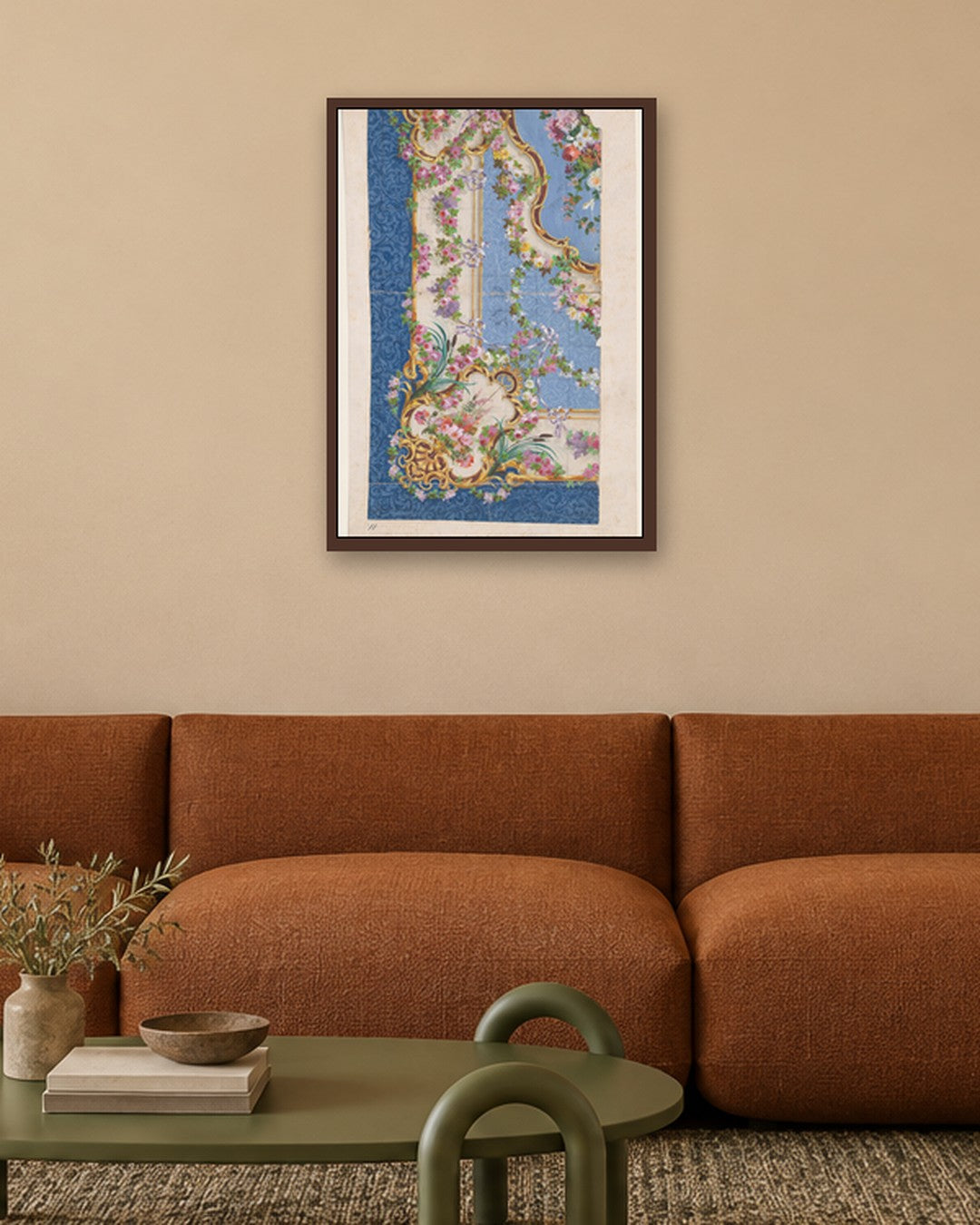 Renaissance Masters - Renaissance Masterpiece No. 114 - dark oak frame in a room