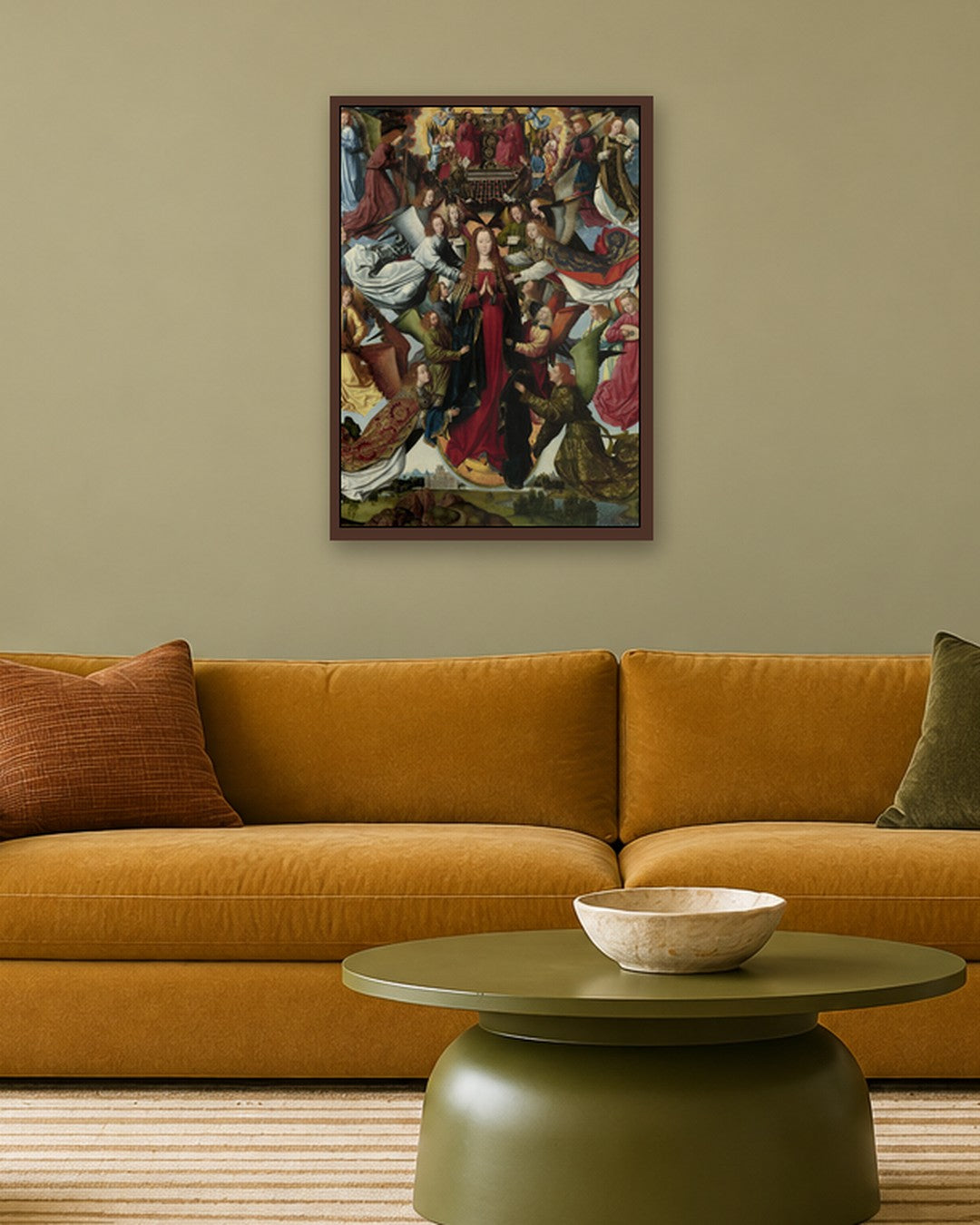 Renaissance Masters - Renaissance Masterpiece No. 407 - dark oak frame in a room