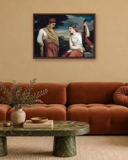 Renaissance Masters - Renaissance Masterpiece No. 230 - dark oak frame in a room