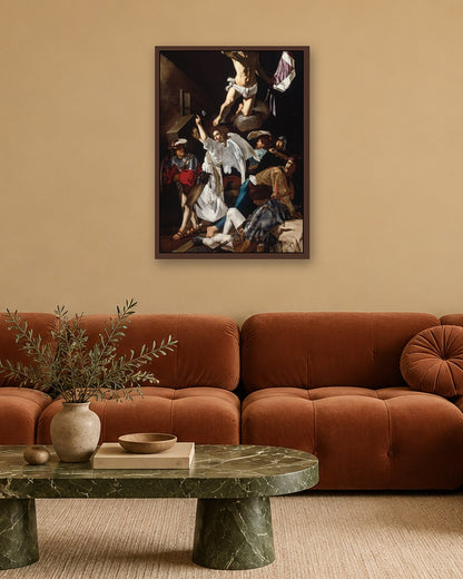 Renaissance Masters - Renaissance Masterpiece No. 185 - dark oak frame in a room